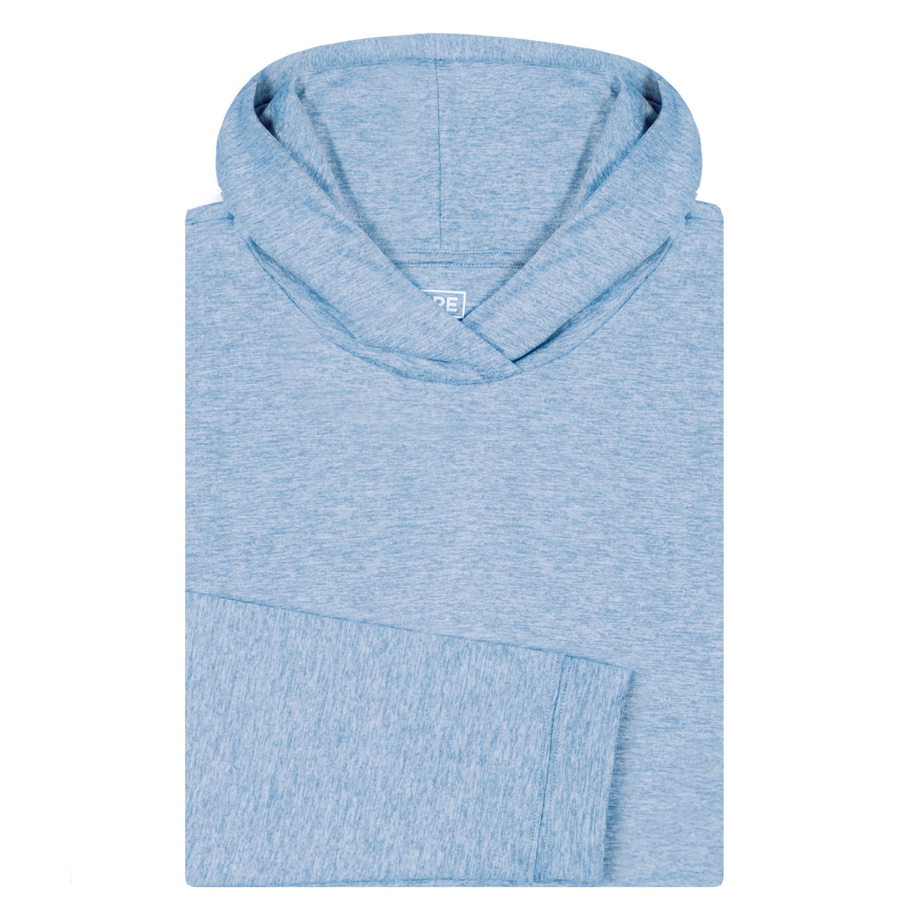 THE HEATHER LIGHT BLUE PERFORMANCE HOODIE – ZIRE GOLF