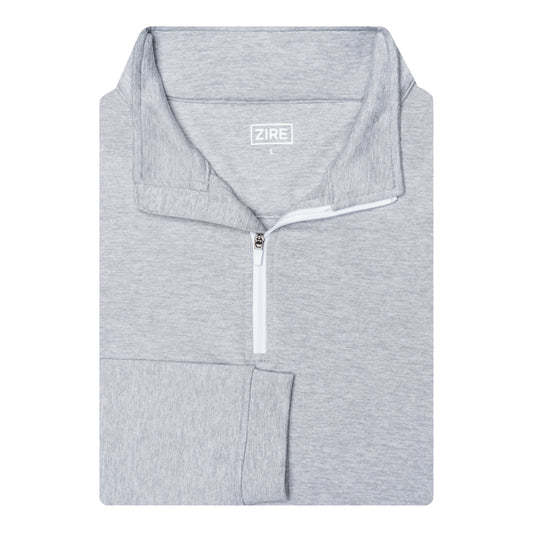 THE HEATHER GREY PERFORMANCE Q-ZIP