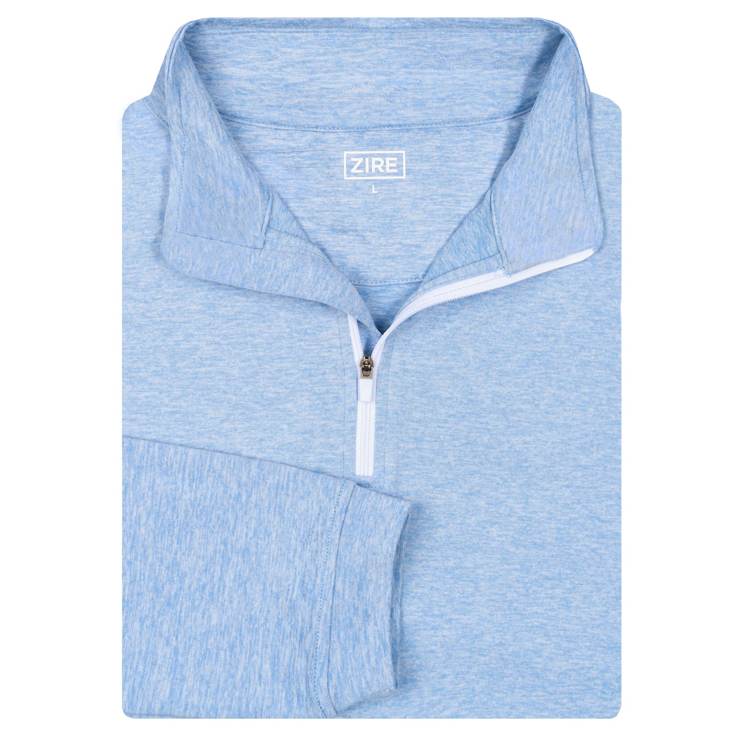 THE HEATHER LIGHT BLUE PERFORMANCE Q-ZIP