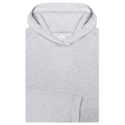 THE HEATHER GREY PERFORMANCE HOODIE