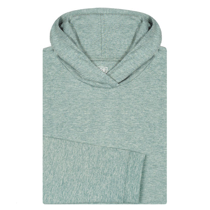 THE HEATHER GREEN PERFORMANCE HOODIE