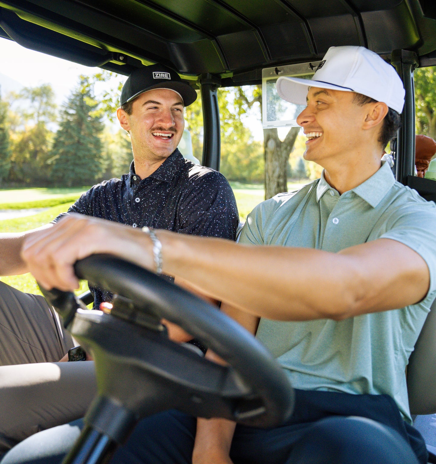 THE HEATHER GREEN PERFORMANCE POLO