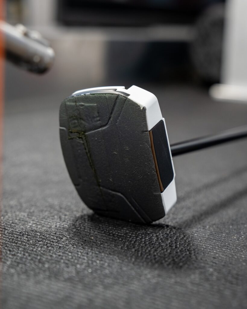 Ping Scottsdale TEC Ally Blue Onset putter top down view alignment