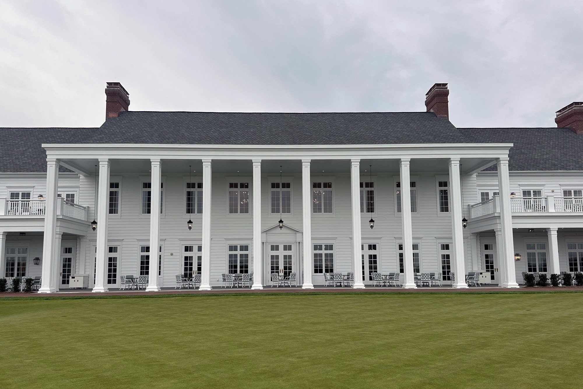 Oakland Hills Country Club new clubhouse exterior after reopening in 2026