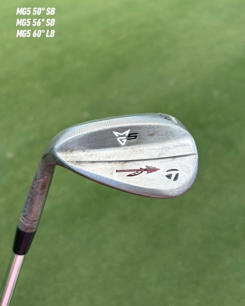TaylorMade MG4 and MG5 wedges, the clubs Miles Russell used at the U.S. Junior Amateur