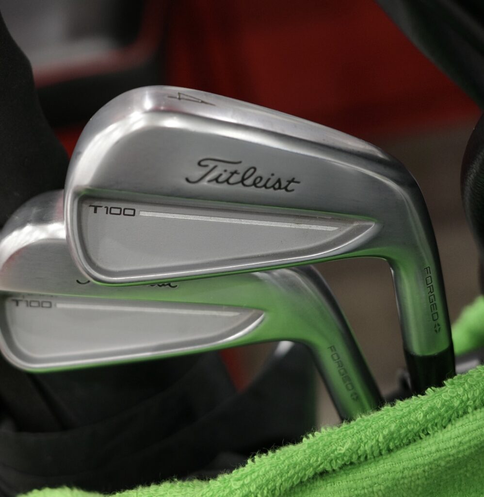 Michael Brennan's Titleist T100 and CB 620 irons