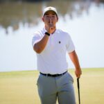 Tom Kim at the 2026 Presidents Cup at Medinah Country Club