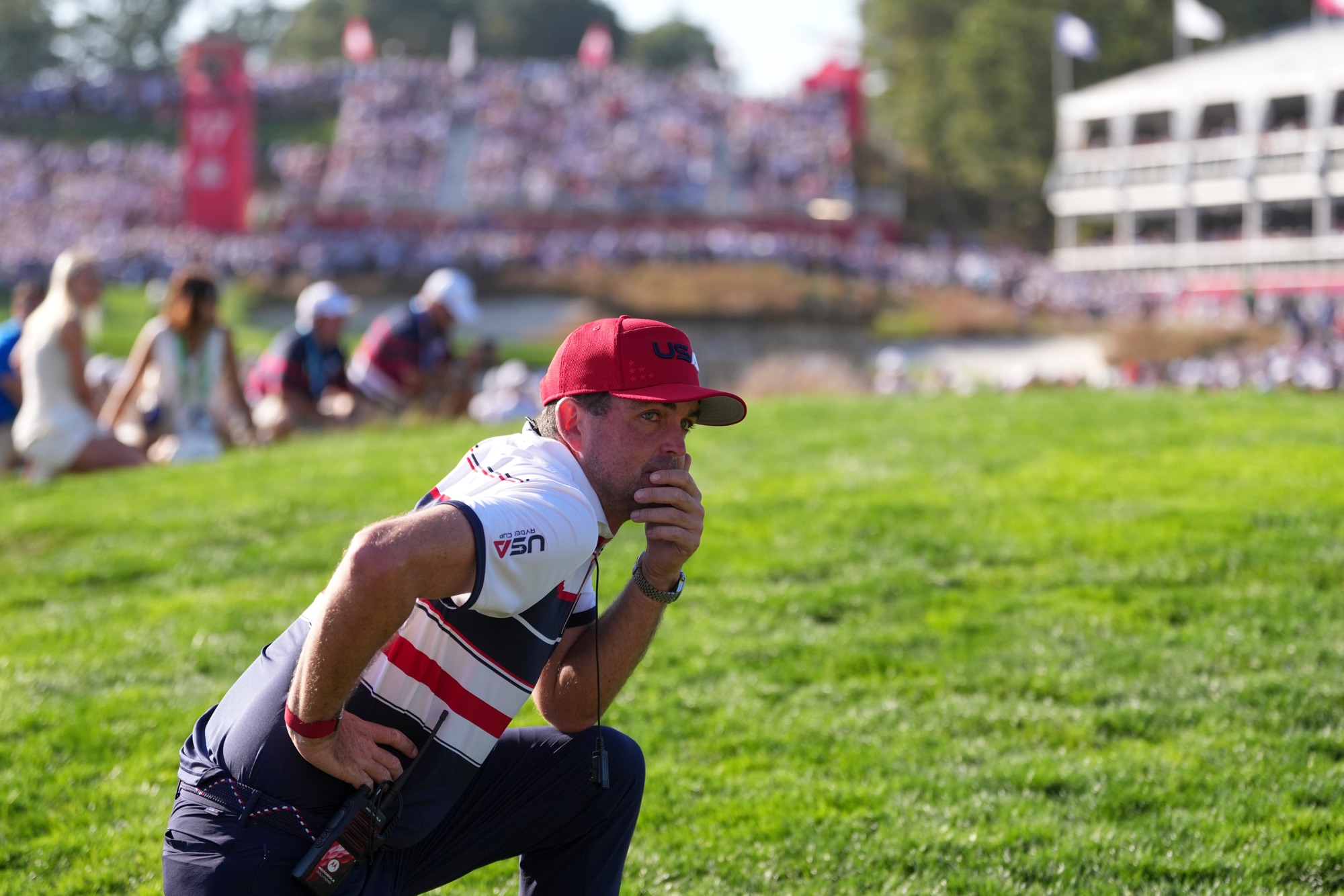 Keegan Bradley at the 2025 Ryder Cup at Bethpage Black