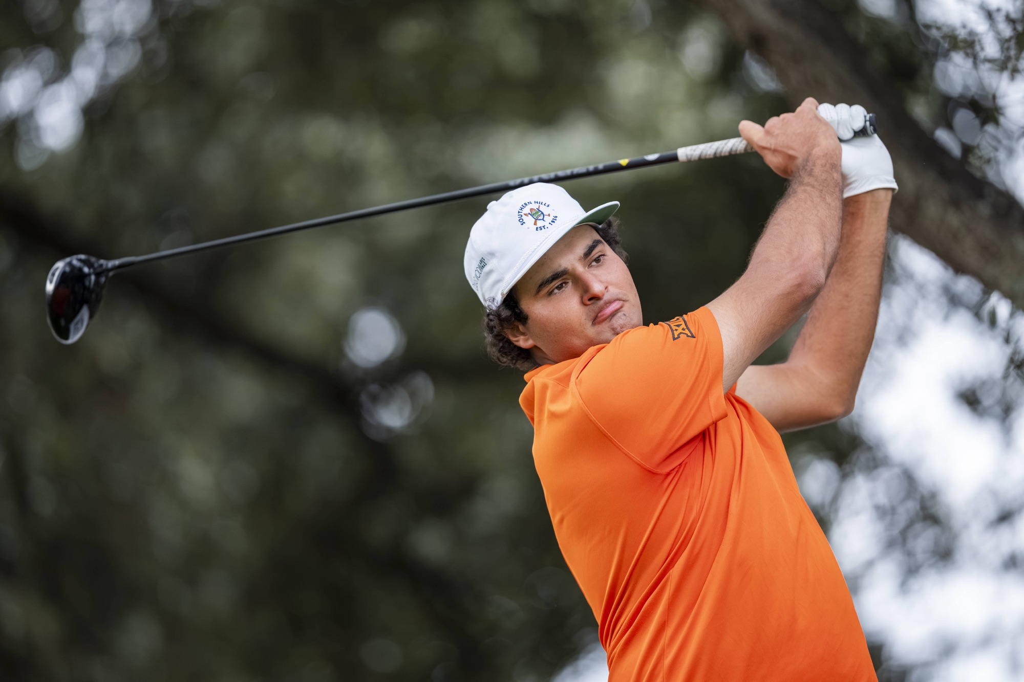 Eugenio Chacarra tees off during the final round of the 2026 Open de Espana at Club de Campo Villa de Madrid