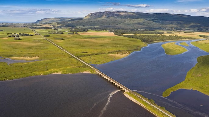 The Bellarena site on Northern Ireland's north coast, where Galgorm Collection plans a new championship links course reportedly designed by Tiger Woods' TGR Design
